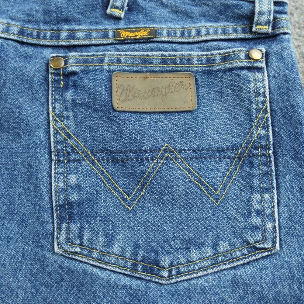 Wrangler Jeans Mens 38x36 George Strait Cowboy Cut Relaxed Fit Denim Blue Tall